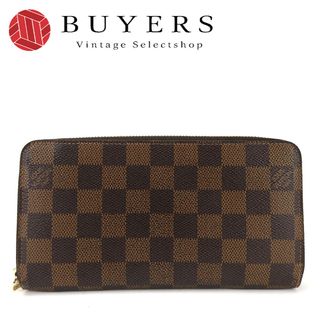 ルイヴィトン(LOUIS VUITTON)の【中古】 ルイ・ヴィトン 長財布 ジッピーウォレット N60015 ダミエキャンバス ブラウン ラウンドファスナー LOUIS VUITTON(財布)