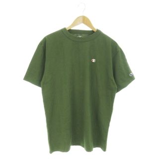 チャンピオン(Champion)のチャンピオン Tシャツ カットソー 半袖 コットン ロゴ XL 緑 カーキ(Tシャツ/カットソー(半袖/袖なし))