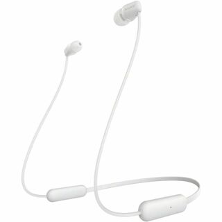 ソニー(SONY)のソニー ワイヤレスイヤホン WI-C200 : Bluetooth ホワイト(ヘッドフォン/イヤフォン)