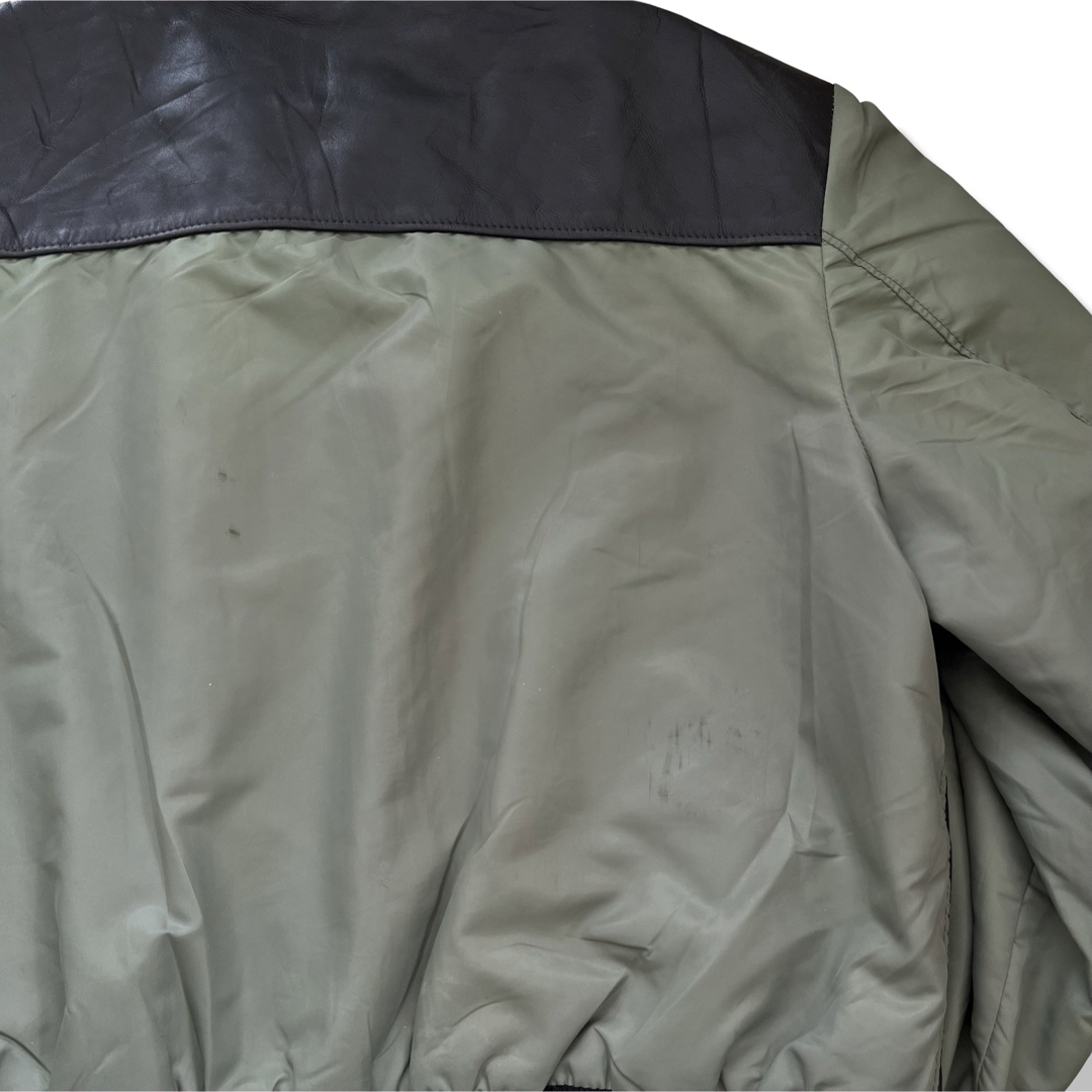 schott(ショット)の【ヴィンテージ】Schott MA-1 フライトレザージャケット 48 USA製 メンズのジャケット/アウター(フライトジャケット)の商品写真