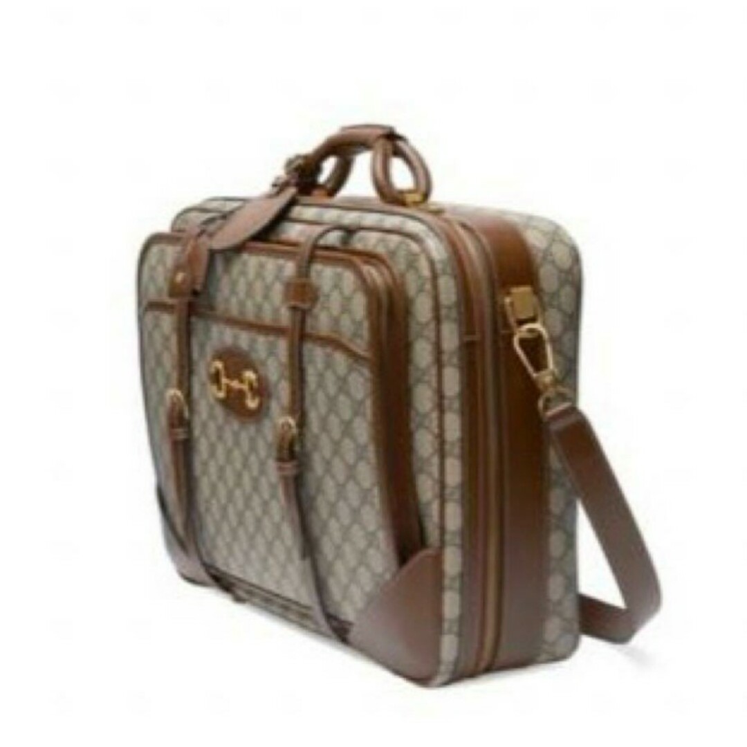 Gucci(グッチ)のGUCCI Horsebit 1955 suitcase GGモノグラム柄 メンズのバッグ(ビジネスバッグ)の商品写真
