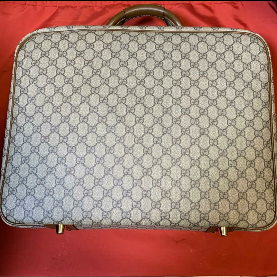 Gucci(グッチ)のGUCCI Horsebit 1955 suitcase GGモノグラム柄 メンズのバッグ(ビジネスバッグ)の商品写真