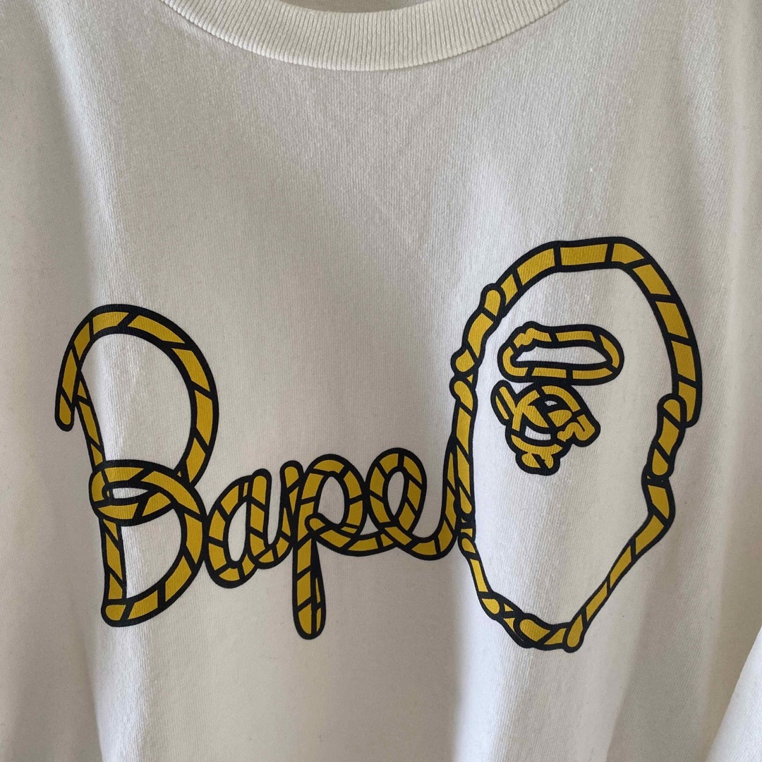 A BATHING APE - 90sBathingApeベイシングエイプロンtシャツ A BATHING APE - 90sBathingApeベイシングエイプロンtシャツ