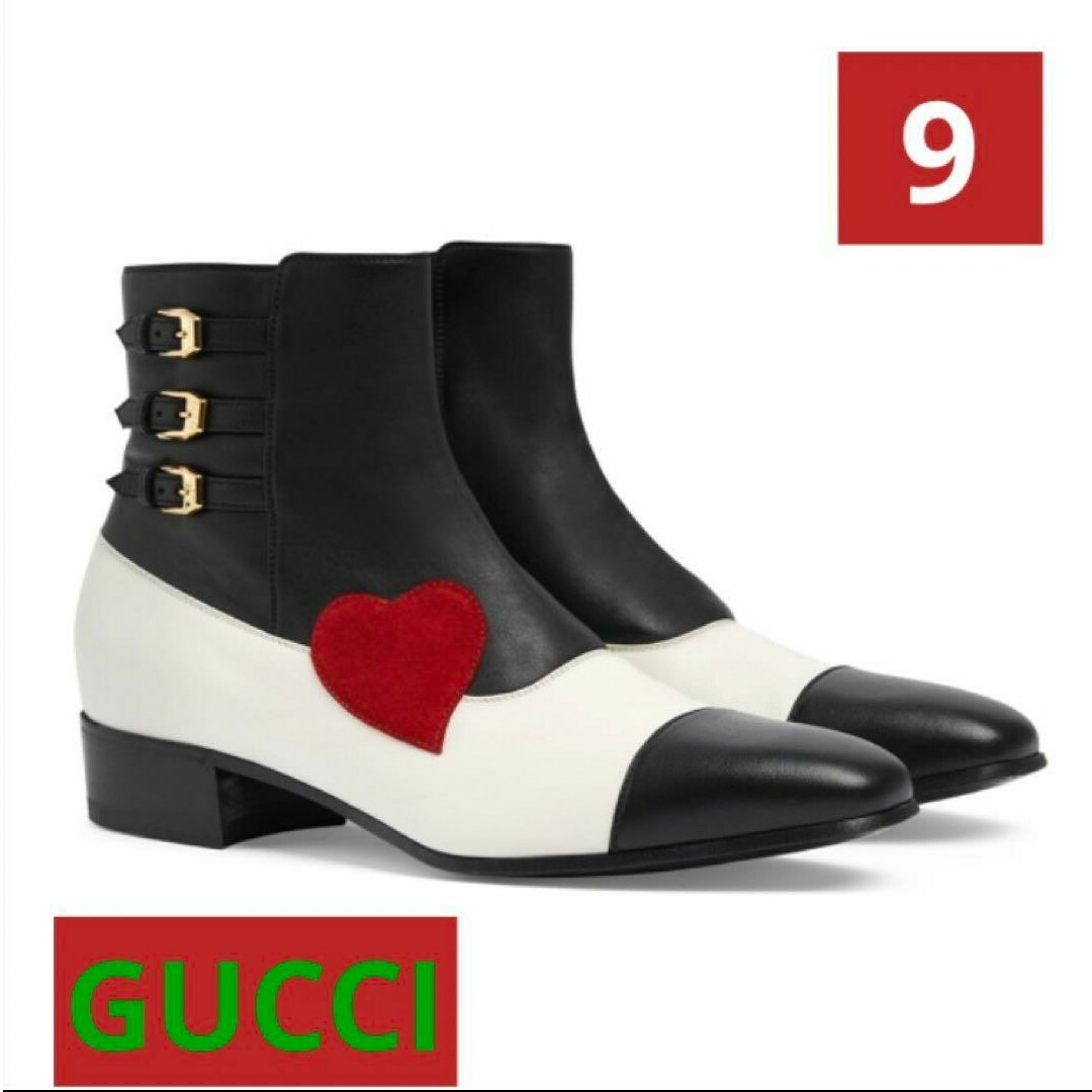 Gucci(グッチ)のGucci Ha Ha Ha Boot With Buckles ハートブーツ メンズの靴/シューズ(ブーツ)の商品写真