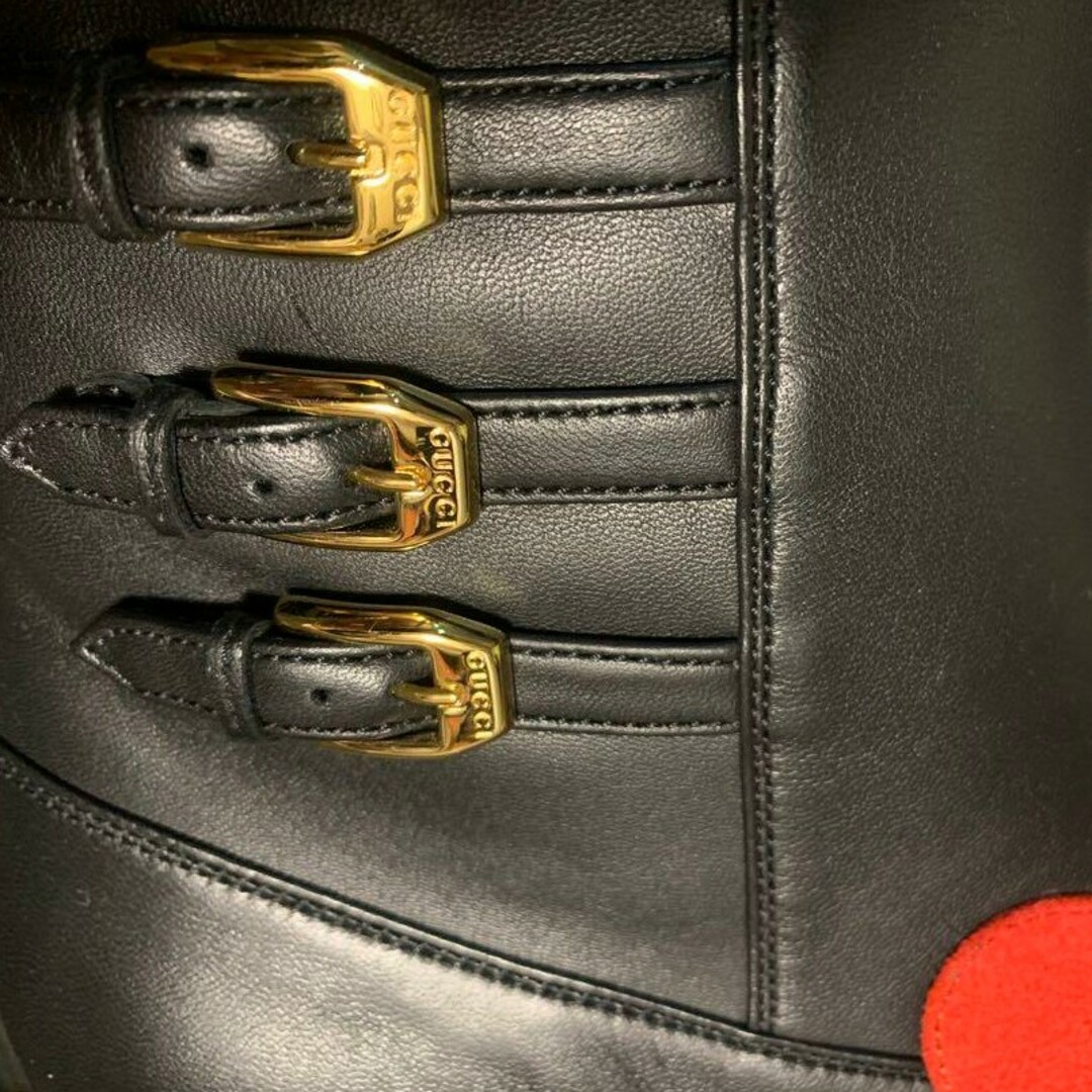Gucci(グッチ)のGucci Ha Ha Ha Boot With Buckles ハートブーツ メンズの靴/シューズ(ブーツ)の商品写真