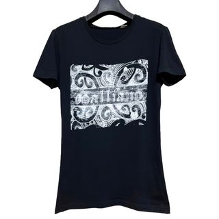 ジョンガリアーノ(John Galliano)の匿名発送　美品　イタリア製　ジョンガリアーノ　ロンハーマンプリントT サイズS(Tシャツ/カットソー(半袖/袖なし))