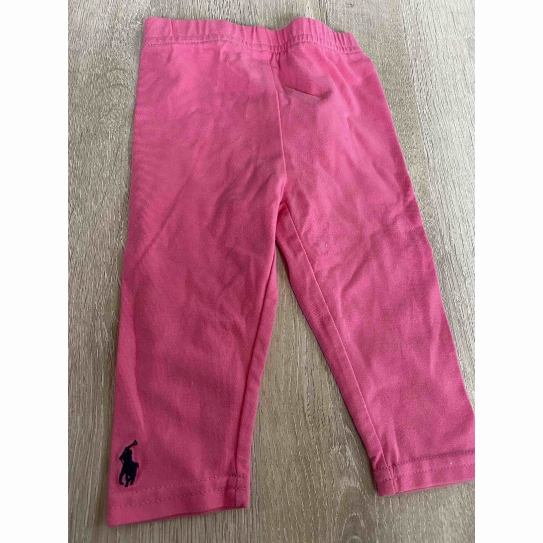 POLO RALPH LAUREN(ポロラルフローレン)の▪️ポロラルフローレン　68-７３サイズ　ピンクパンツ　レギンス キッズ/ベビー/マタニティのベビー服(~85cm)(パンツ)の商品写真