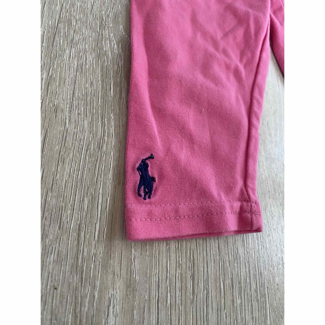 POLO RALPH LAUREN(ポロラルフローレン)の▪️ポロラルフローレン　68-７３サイズ　ピンクパンツ　レギンス キッズ/ベビー/マタニティのベビー服(~85cm)(パンツ)の商品写真