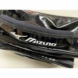 ミズノ(MIZUNO)のMIZUNO◆エナメルバック◆スポーツバック◆黒◆大容量(ショルダーバッグ)