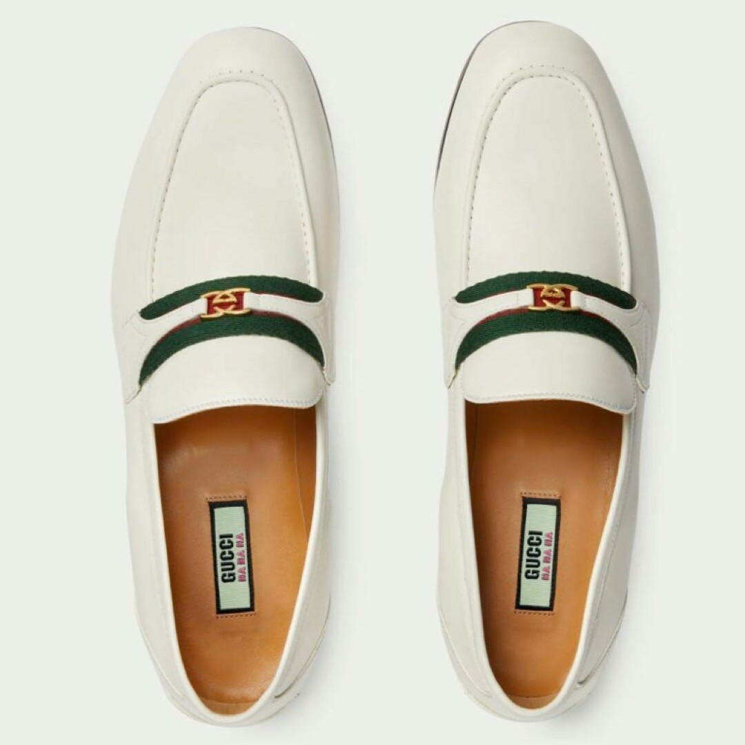 Gucci(グッチ)のGUCCI HA HA HA loafer with Interlocking メンズの靴/シューズ(ドレス/ビジネス)の商品写真