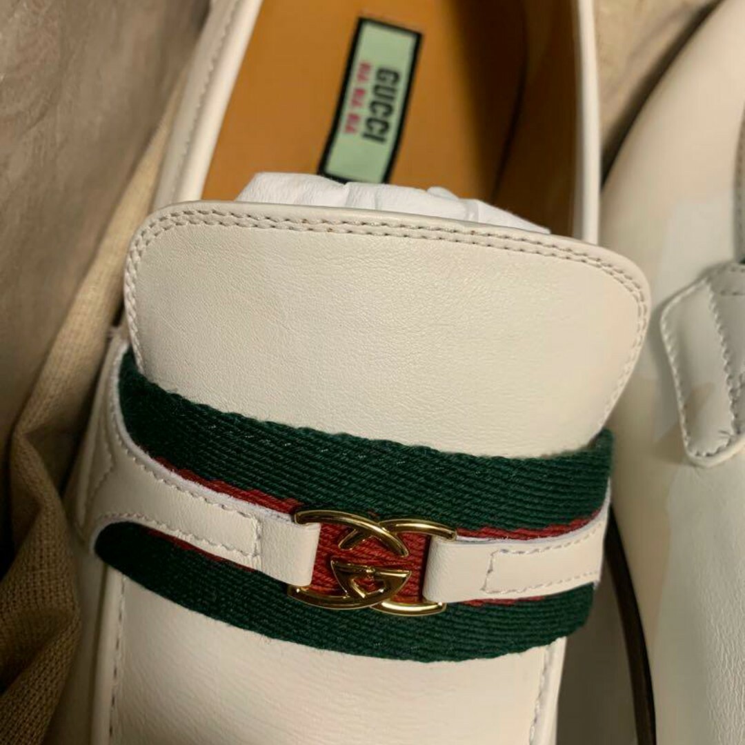 Gucci(グッチ)のGUCCI HA HA HA loafer with Interlocking メンズの靴/シューズ(ドレス/ビジネス)の商品写真