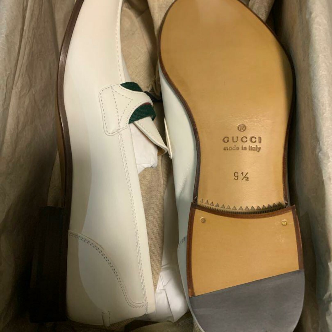 Gucci(グッチ)のGUCCI HA HA HA loafer with Interlocking メンズの靴/シューズ(ドレス/ビジネス)の商品写真