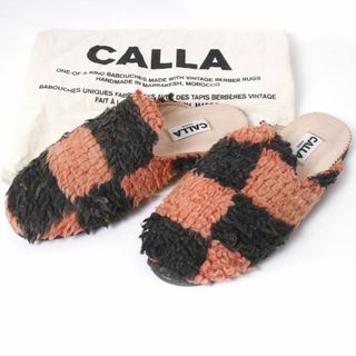 新品 CALLA PARIS バブーシュ サンダル スリッパ フラットシューズ(サンダル)