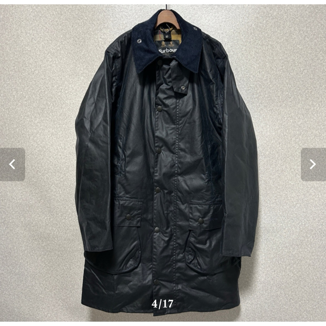 新品未使用品　バブアー barbour border ボーダー　sage 36