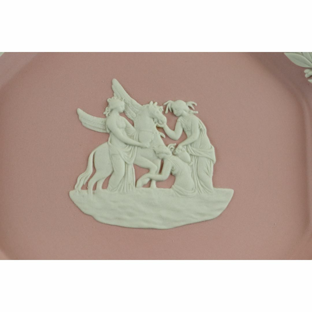 WEDGWOOD(ウェッジウッド)のウェッジウッド　ジャスパー　ピンク　八角形トレイ　ピンディッシュ　ヴィンテージ インテリア/住まい/日用品のインテリア小物(小物入れ)の商品写真