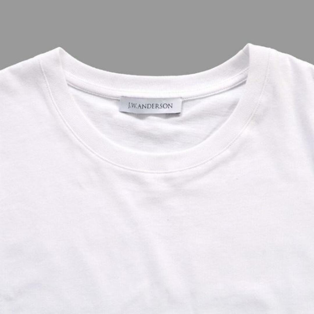 J.W.ANDERSON(ジェイダブリューアンダーソン)のジェイダブリュ アンダーソン Tシャツ 半袖 白 メンズ JW Anderson Single Knot T-Shirt JE12MS17 708 001 J.W(otr1189) - S メンズのトップス(Tシャツ/カットソー(半袖/袖なし))の商品写真