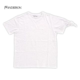 ジェイダブリューアンダーソン(J.W.ANDERSON)のジェイダブリュ アンダーソン Tシャツ 半袖 白 メンズ JW Anderson Single Knot T-Shirt JE12MS17 708 001 J.W(otr1189) -(Tシャツ/カットソー(半袖/袖なし))