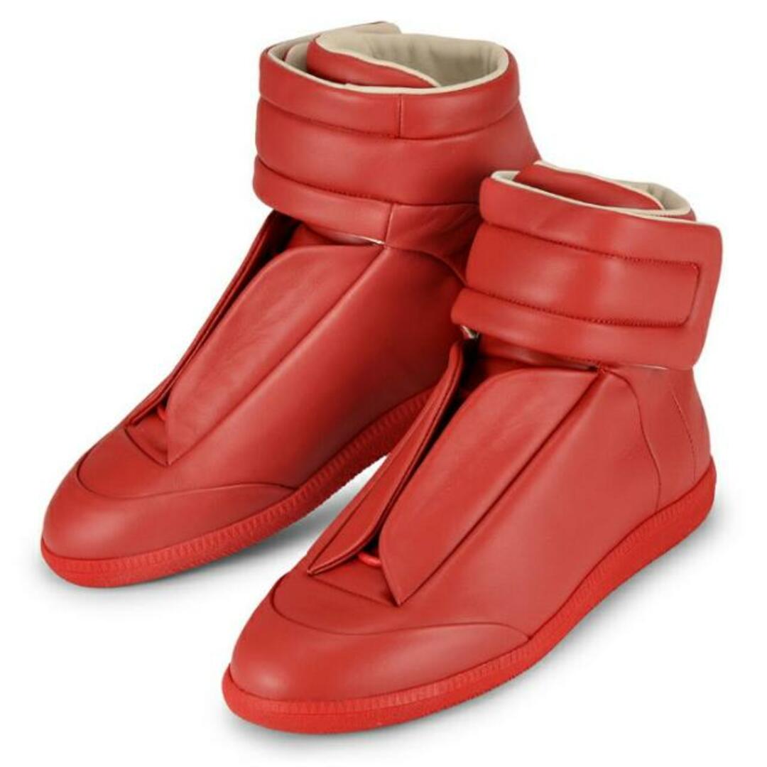 【アウトレット】メゾン マルジェラ スニーカー レッド 赤 Maison Margiela Sneakers S57WS0131 SX8966 307 メンズ 靴 ハイカット - メンズの靴/シューズ(スニーカー)の商品写真
