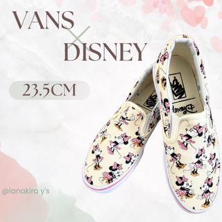 ヴァンズ(VANS)のVANS×Disney　ミニーマウス　スリッポン　美品　レディース  (スニーカー)