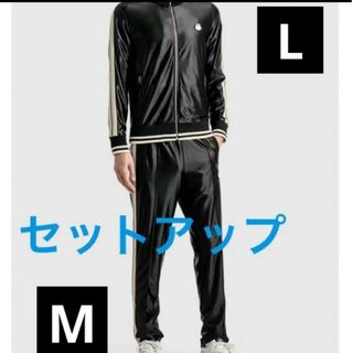 8 MONCLER PALM ANGELS トラックセットアップ　ブラック