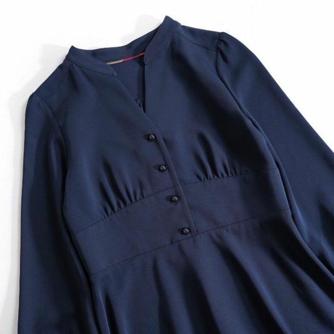 BLUE LABEL CRESTBRIDGE(ブルーレーベルクレストブリッジ)の693*美品 クレストブリッジ ブルーレーベル ジョーゼット ワンピース レディースのワンピース(ひざ丈ワンピース)の商品写真