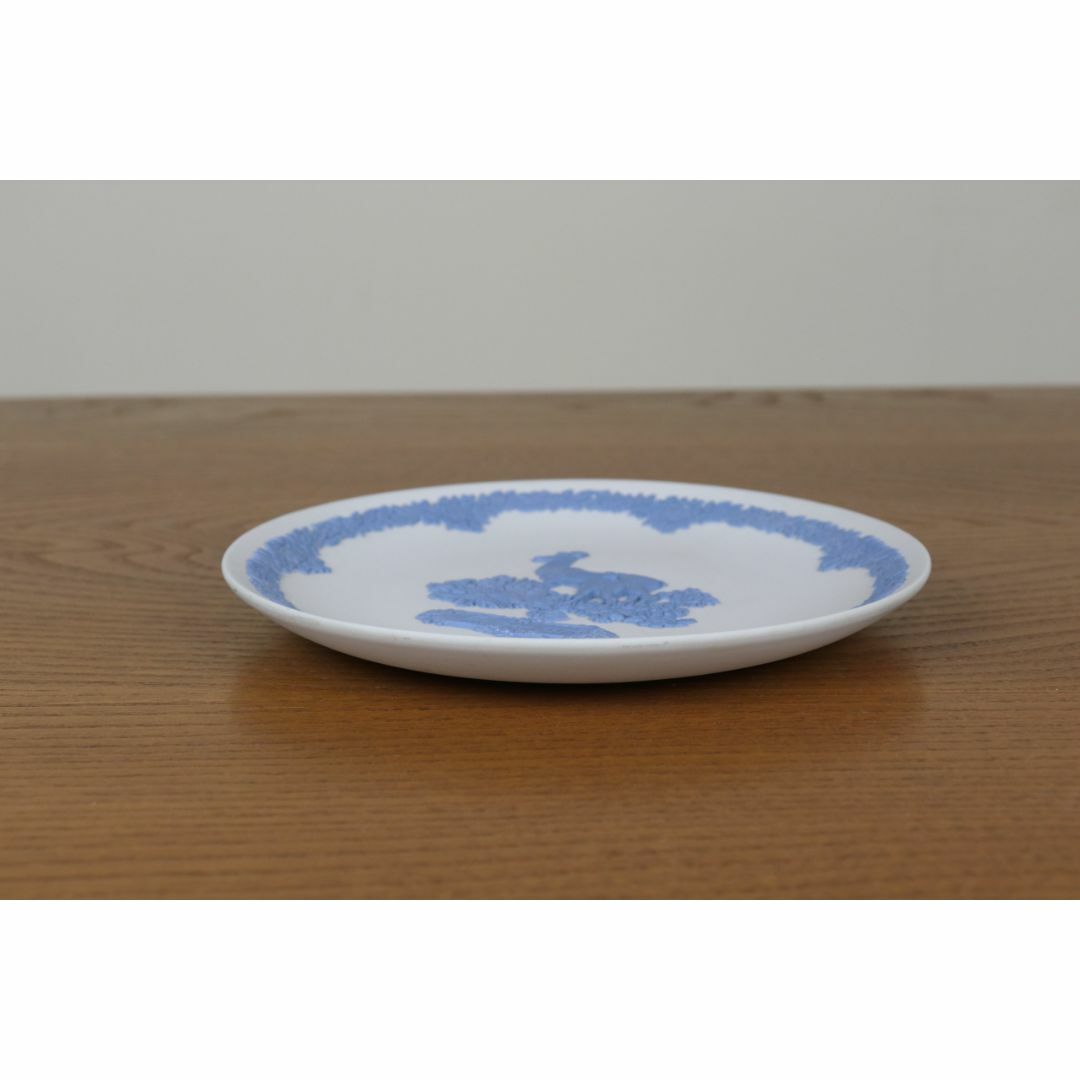 WEDGWOOD - ウェッジウッド ジャスパー ホワイト プレート レア WEDGWOOD - ウェッジウッド ジャスパー ホワイト プレート レア