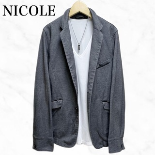 NICOLE - NICOLE selection テーラードジャケット　グレー　シンプル