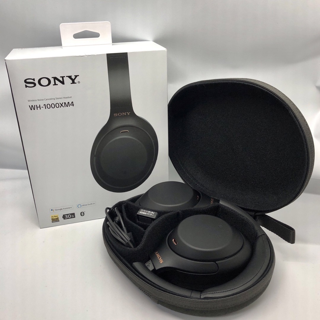 SONY(ソニー)のソニー ワイヤレスノイズキャンセリングヘッドホン WH-1000XM4 スマホ/家電/カメラのオーディオ機器(ヘッドフォン/イヤフォン)の商品写真