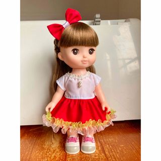 メルちゃん　ソランちゃん　ワンピース　リボンセット(その他)