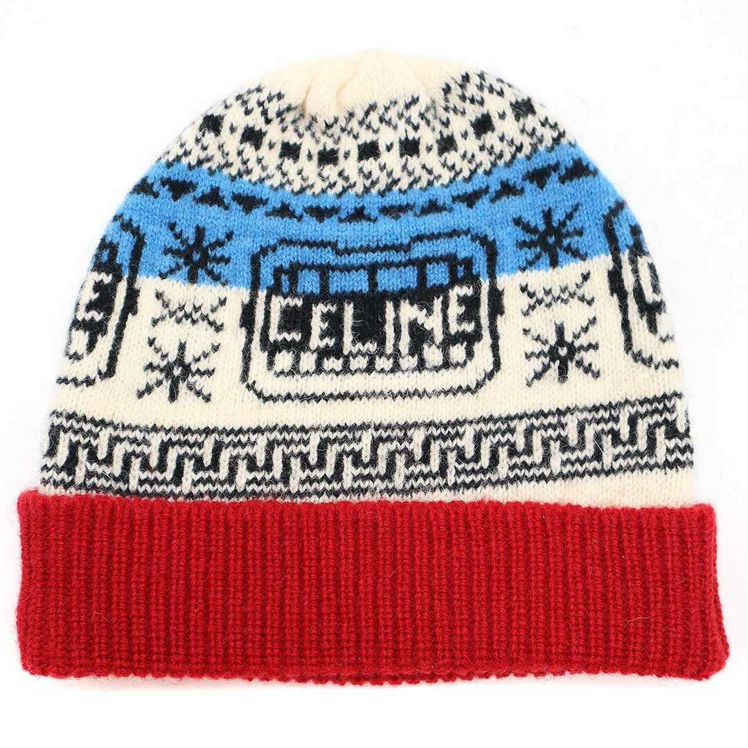 celine(セリーヌ)のCELINE セリーヌ 21SS THE DANCING KID Beanie ニットキャップ ミックス TU 2A07L715M レディースの帽子(ニット帽/ビーニー)の商品写真