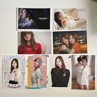 ノギザカフォーティーシックス(乃木坂46)のポストカード 白石麻衣 まとめ売り 8枚(アイドルグッズ)