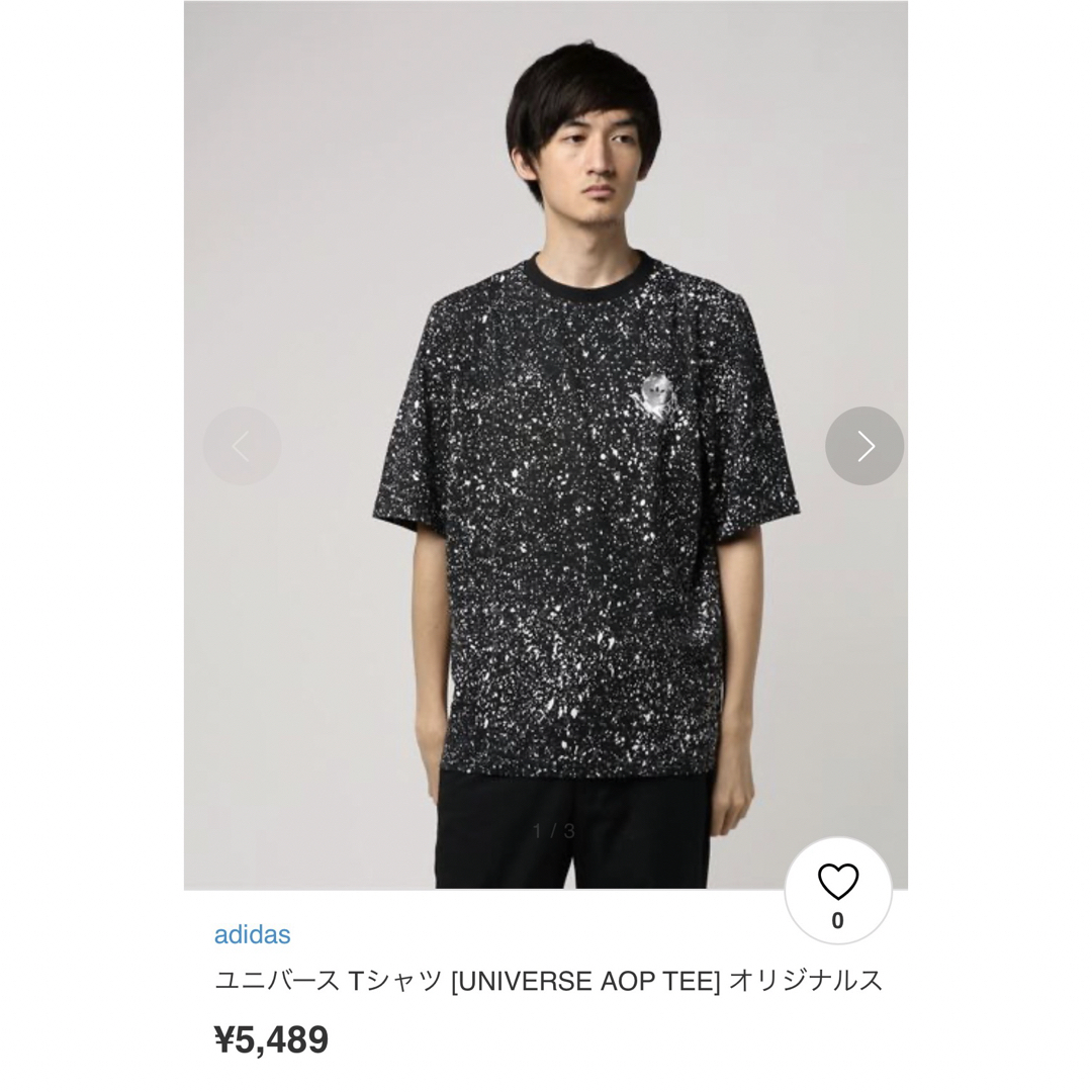 adidas(アディダス)のadidas ユニバースTシャツ[UNIVERSE AOP TEE]オリジナル メンズのトップス(Tシャツ/カットソー(半袖/袖なし))の商品写真