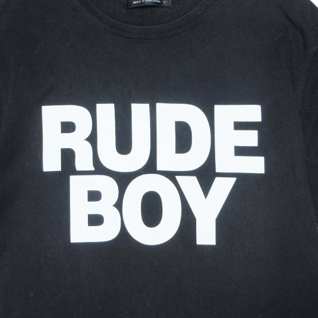 RUDE GALLERY(ルードギャラリー)の美品 ルードギャラリー ロゴ RUDE BOY プリント Tシャツ/3 メンズ メンズのトップス(Tシャツ/カットソー(半袖/袖なし))の商品写真