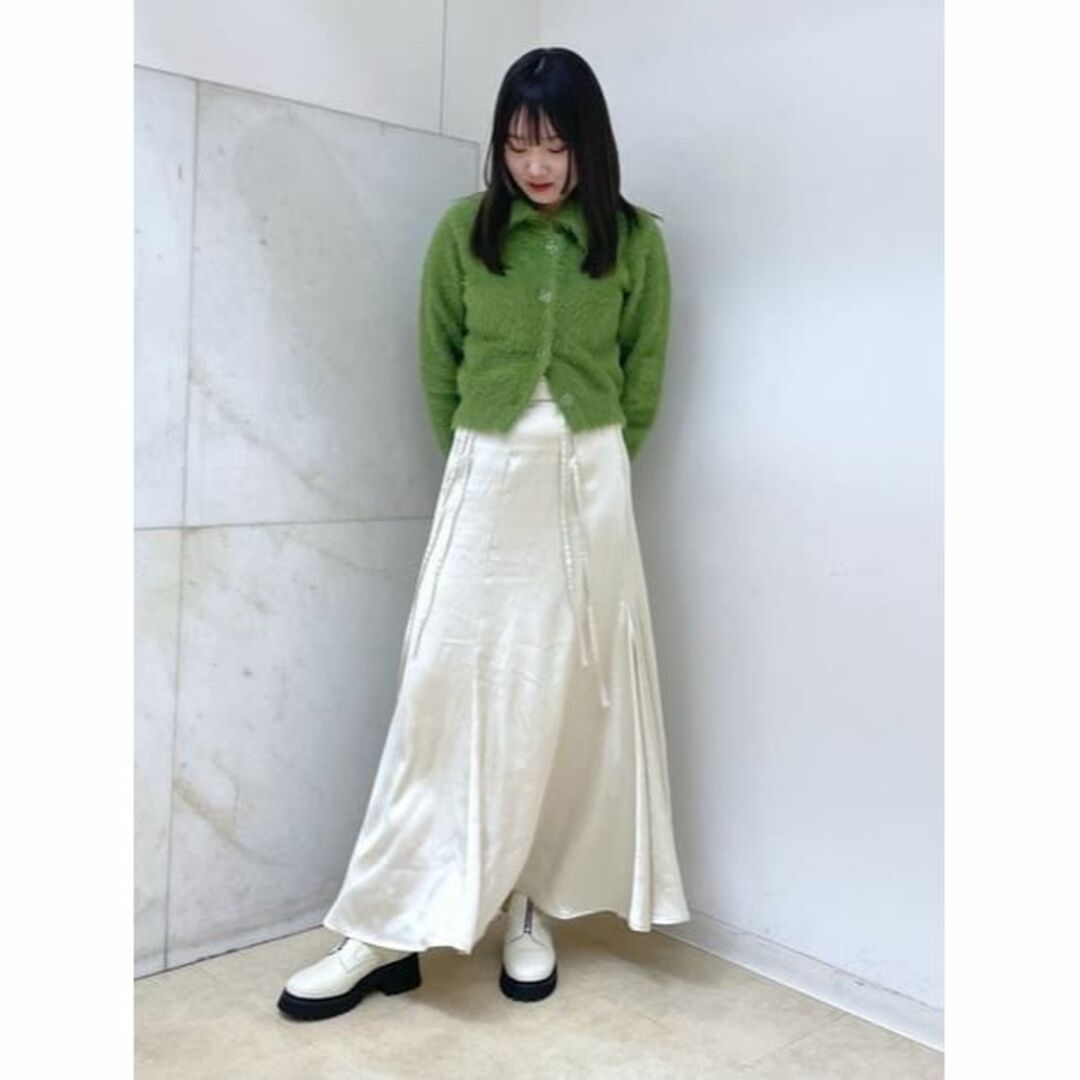 moussy(マウジー)のMOUSSY♡FEATHER YARN KNIT シャツ レディースのトップス(ニット/セーター)の商品写真