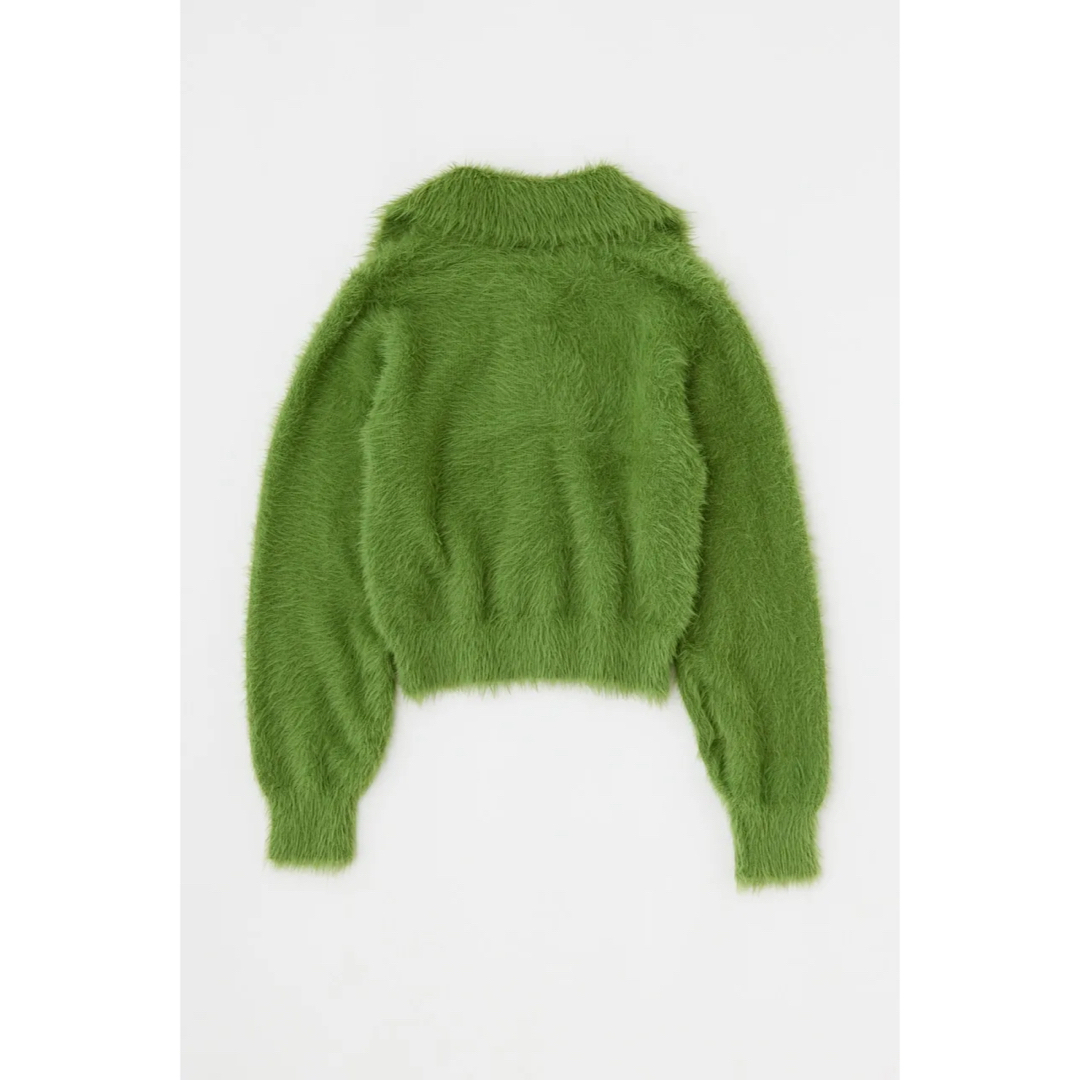 moussy(マウジー)のMOUSSY♡FEATHER YARN KNIT シャツ レディースのトップス(ニット/セーター)の商品写真