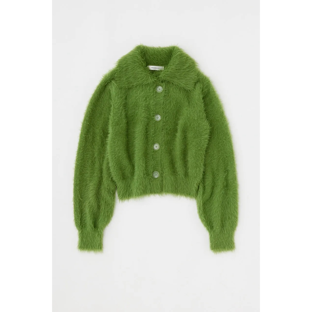 moussy(マウジー)のMOUSSY♡FEATHER YARN KNIT シャツ レディースのトップス(ニット/セーター)の商品写真