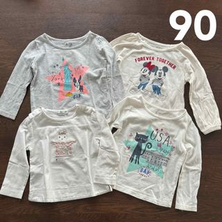 ベビーギャップ(babyGAP)のgap 組曲　長袖　tシャツ ロンT  長T 長袖tシャツ ディズニー　90(Tシャツ/カットソー)