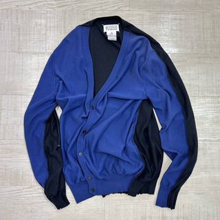 マルタンマルジェラ(Maison Martin Margiela)の20ss マルジェラ 10 グランジ 加工 カシミヤ 混 カーディガン XL(カーディガン)