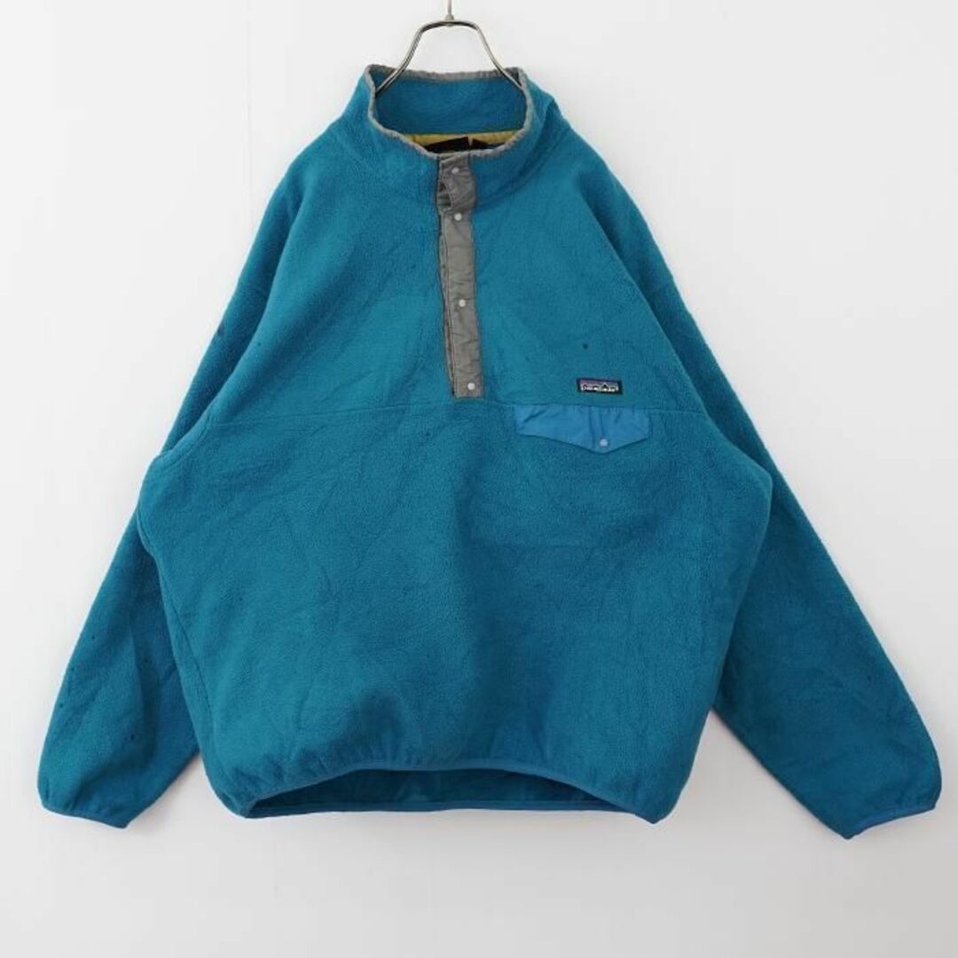 patagonia(パタゴニア)のpatagonia パタゴニア スナップT フリース 2XL ブルー 青 水色 メンズのトップス(スウェット)の商品写真