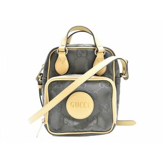 グッチ(Gucci)の【中古品】GUCCI
Off the Grid　ナイロンショルダーバッグ 625850 シルバー系×アイボリー系 キャンバス×レザー ショルダーバッグ　ハンドバッグ　カジュアルバッグ　ユニセックス　人気　おしゃれ【中古】松山久万ノ台店(ショルダーバッグ)