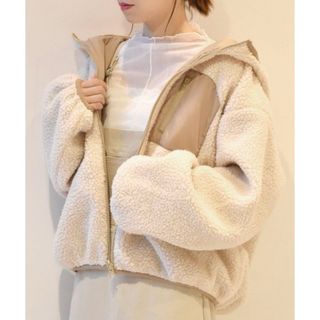 ダブルクローゼット(w closet)のボアブルゾン リバーシブル(ブルゾン)