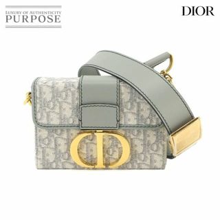 クリスチャンディオール(Christian Dior)の未使用 展示品 クリスチャン ディオール Christian Dior オブリーク 30 モンテーニュ ボックス ショルダー バッグ レザー グレー VLP 90222680(ショルダーバッグ)