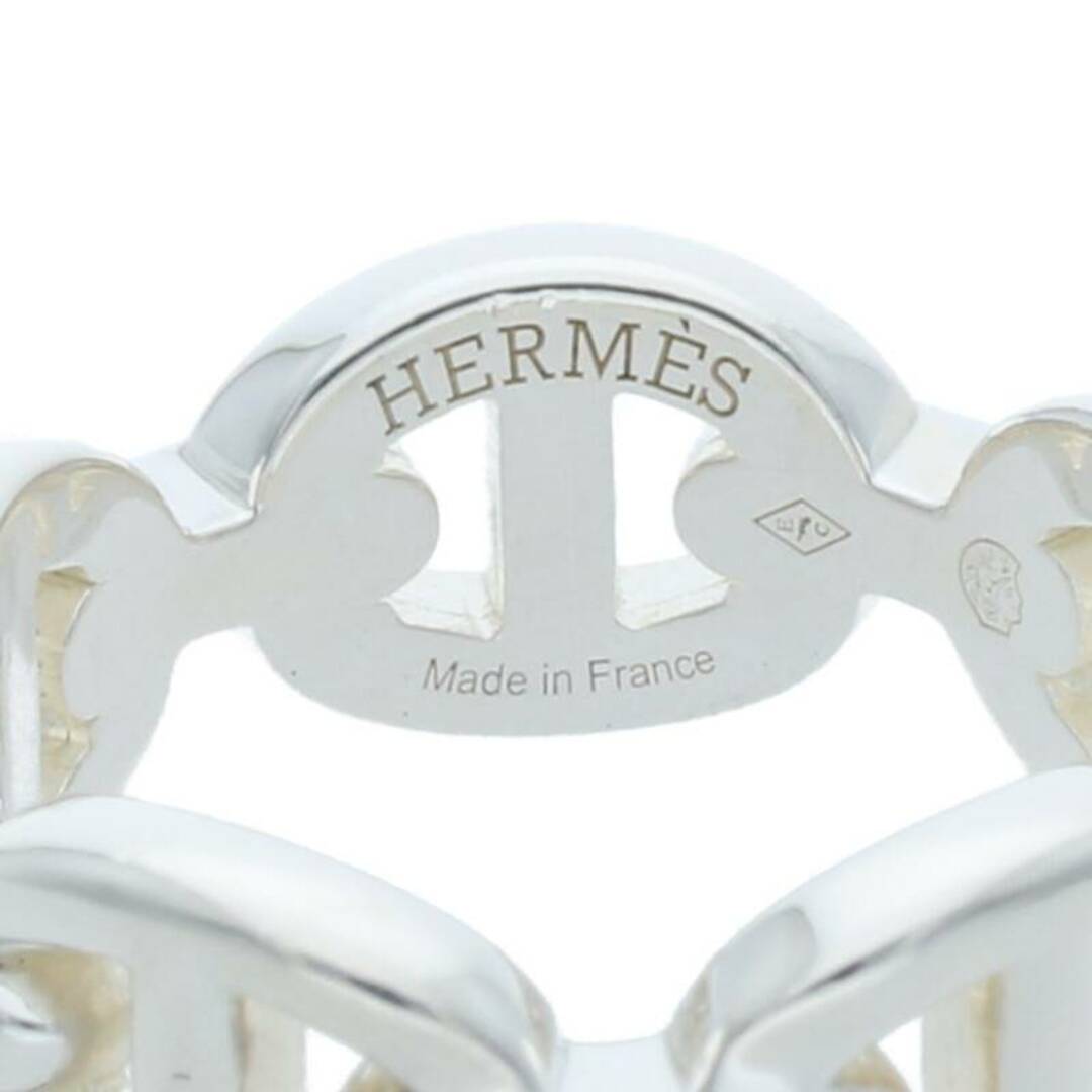 Hermes(エルメス)のエルメス  Chaine d'Ancre Enchainee PM シェーヌダンクルアンシェネPMシルバーリング メンズ 46/6号 メンズのアクセサリー(リング(指輪))の商品写真