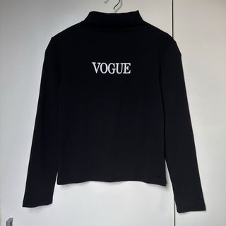 ヴォーグ(VOGUE)のVOGUEロゴストレッチトップス(カットソー(長袖/七分))