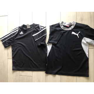 アディダス(adidas)のサッカー　トレーニングシャツ　アディダス　プーマ(Tシャツ/カットソー)