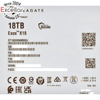 SEAGATE - SEAGATE製HDD　ST18000NM000J　18TB SATA600 7200　再生品