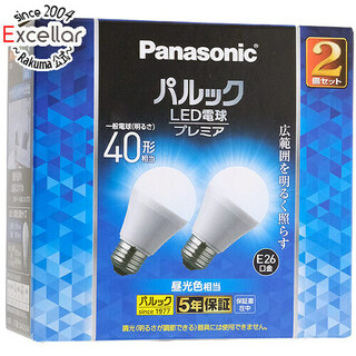 パナソニック(Panasonic)のPanasonic　LED電球 プレミア パルック 2個入　DA4DGSK4CF2T　昼光色(天井照明)