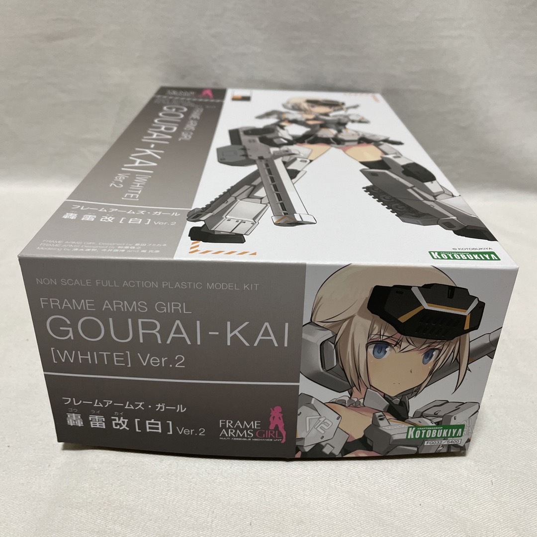 KOTOBUKIYA(コトブキヤ)のコトブキヤ　フレームアームズ・ガール 轟雷改[白] Ver.2 エンタメ/ホビーのおもちゃ/ぬいぐるみ(模型/プラモデル)の商品写真