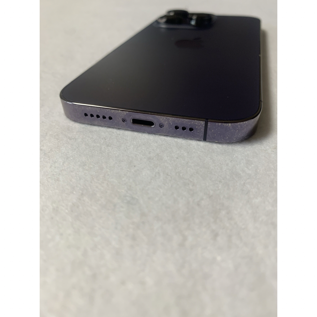 美品　simフリー iPhone14 Pro 256GB バッテリー100% スマホ/家電/カメラのスマートフォン/携帯電話(スマートフォン本体)の商品写真