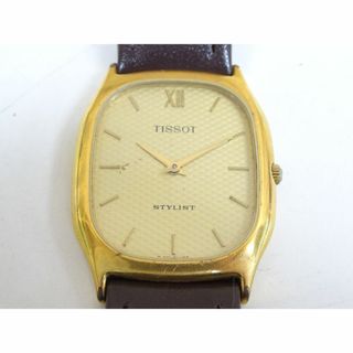 ティソ(TISSOT)のM奈025 / TISSOT STYLIST 腕時計 クォーツ ゴールド文字盤(腕時計(アナログ))